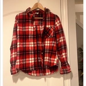 Red plaid jacket